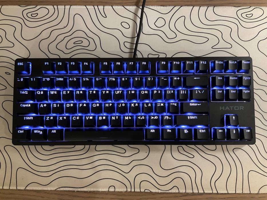 Клавіатура Hator Rockfall 2 Mecha TKL+ КЕЙКАПЫ