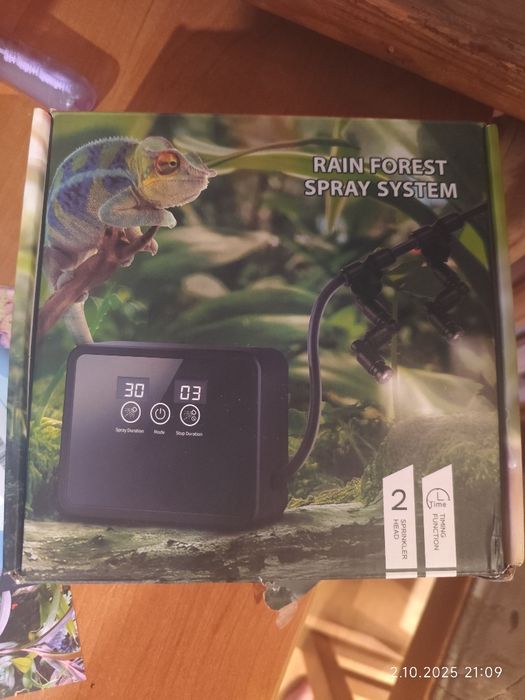 System zraszania do terrarium