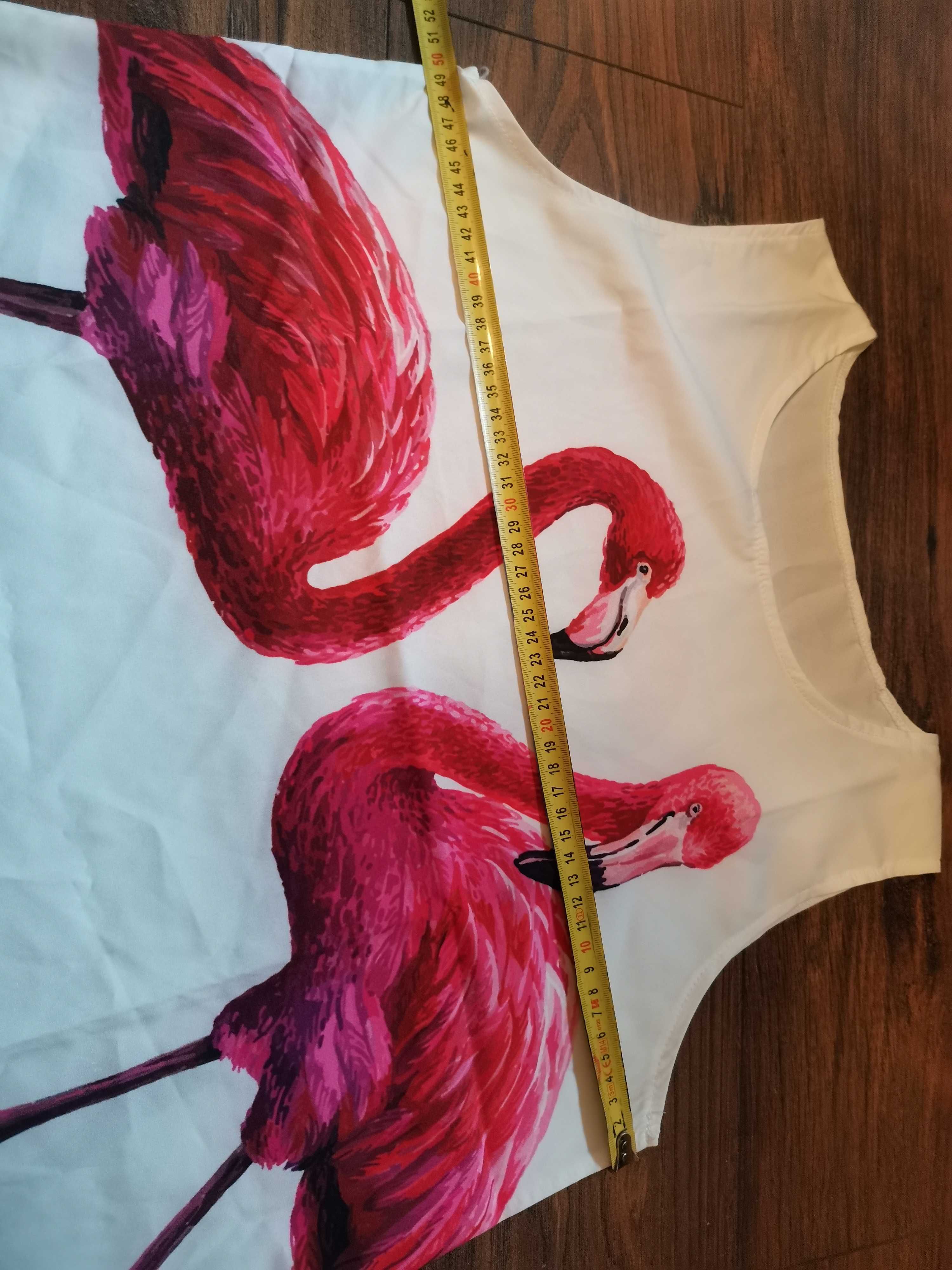 Koszula, tunika, sukienka M flamingi