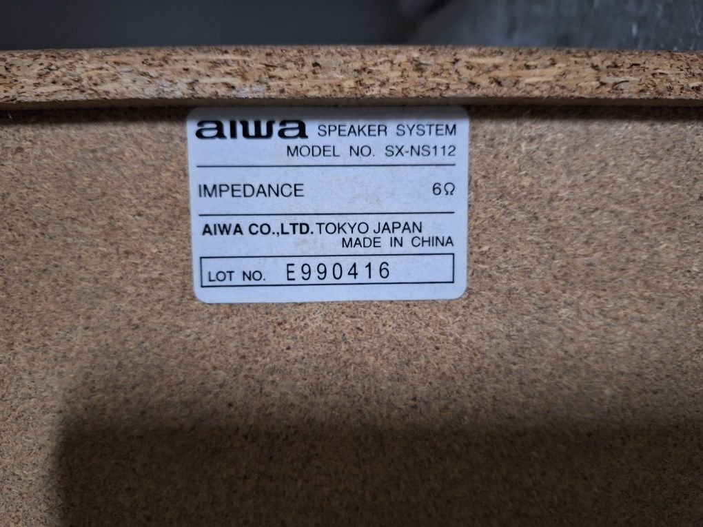 Colunas Aiwa 6 homms