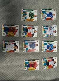 Zestaw 10 kart piłkarskich star player Euro 2012