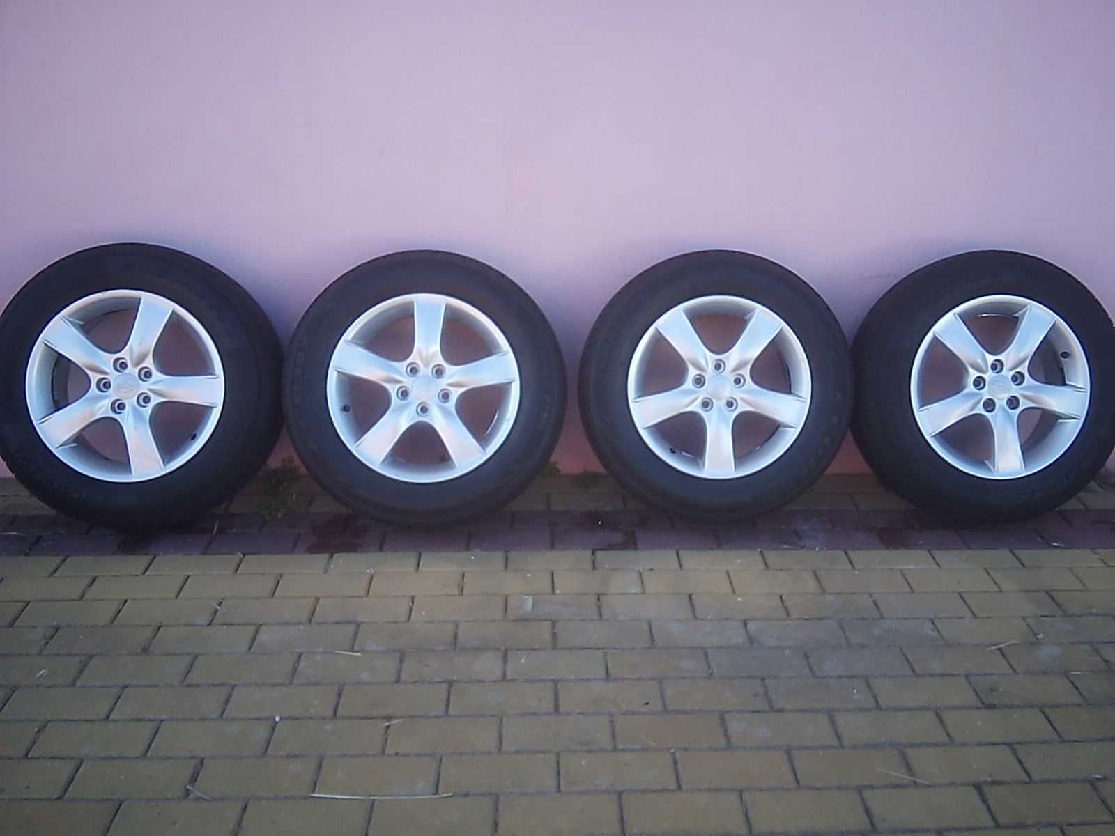 Jantes Subaru 5x100 com pneus novos 205/65r16