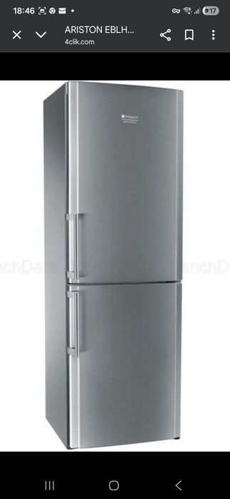 Frigorifico Combinado Ariston Hotpoint EBLH 18221 F Silver.