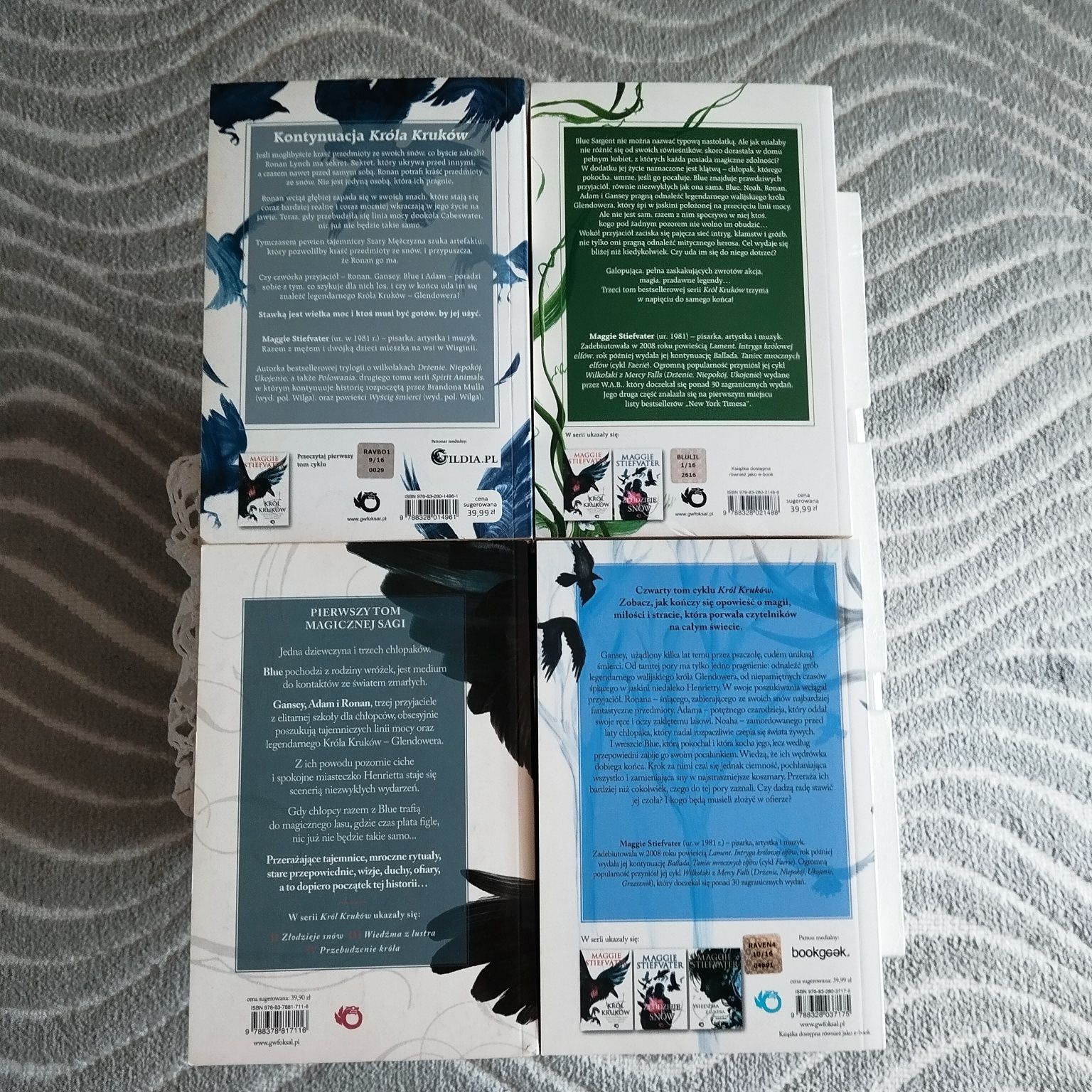 Król kruków Maggie Stiefvater tomy 1-4