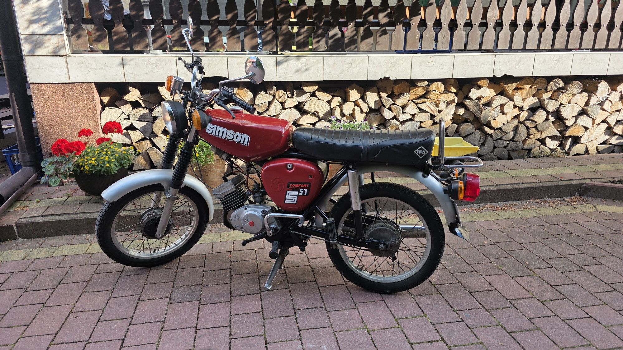 Simson s51 Zarejestrowany 4 biegowy 89r dostawa transport  sprawny ifa