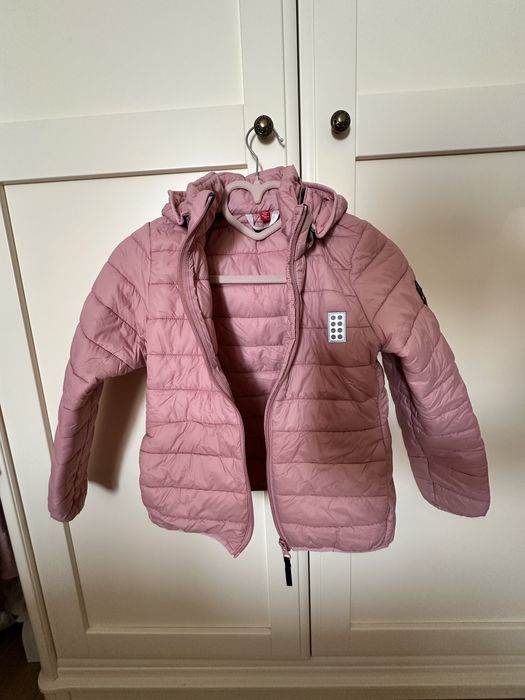 Куртка рожева для дівчинки