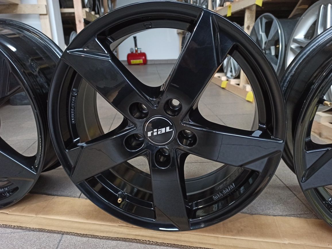 TSM alufelgi 5x112 7x17 et39 57.1 Rial czarne VW Škoda seat audi toyot