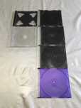 Lote de 8 caixas de CD e DVD