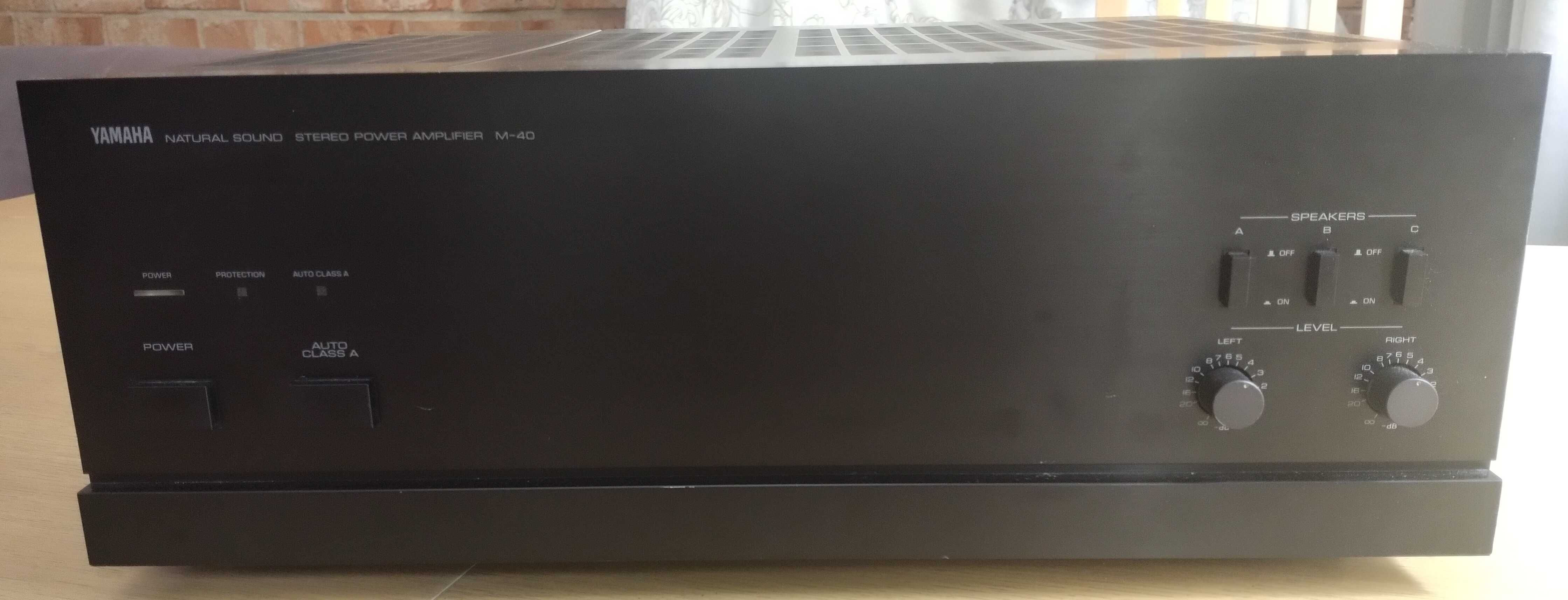 Yamaha przedwzmacniacz C-40 i końcówka mocy M-40 dobrana para!