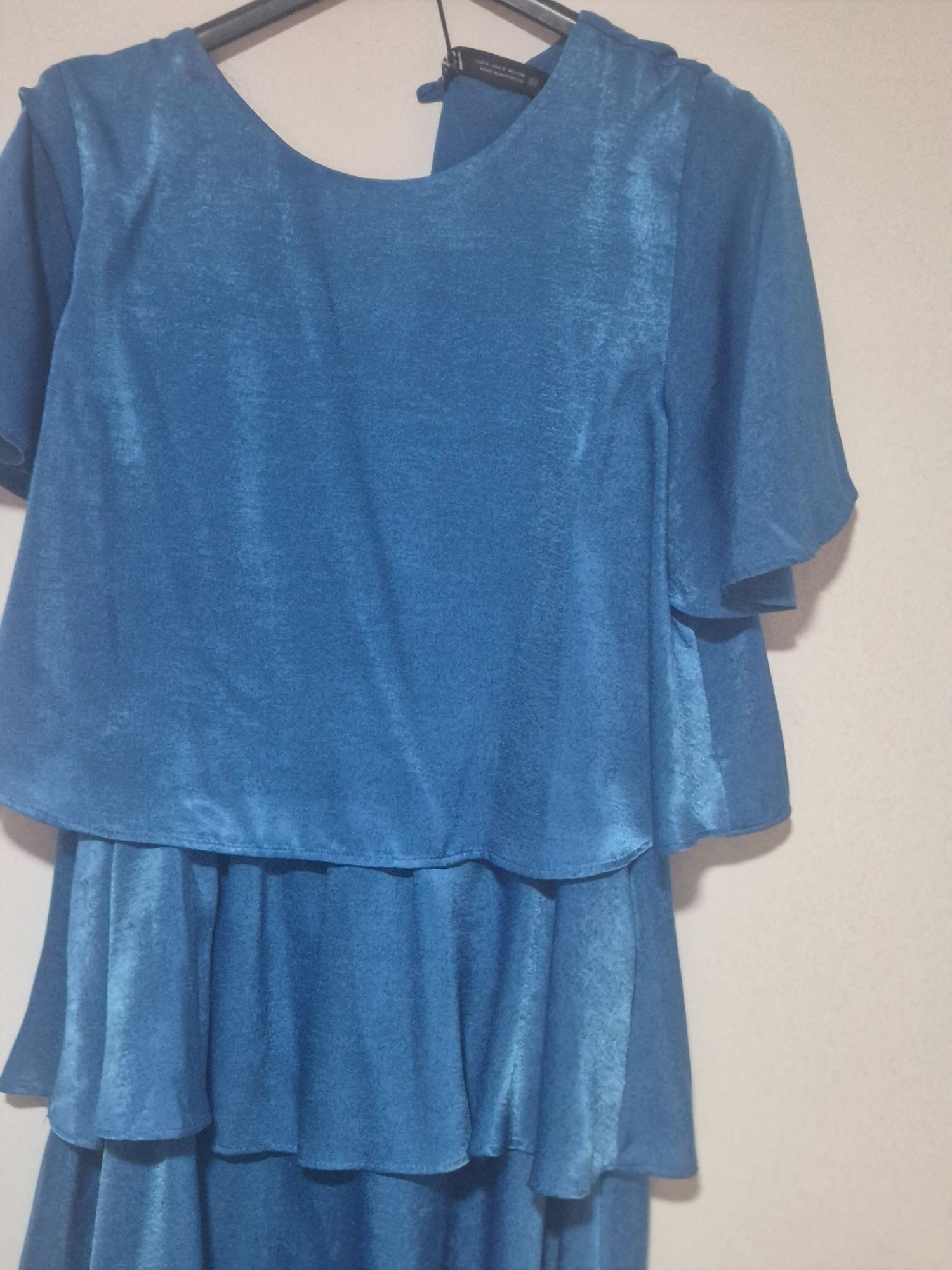 Vestido azul zara