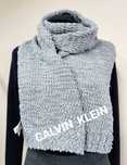 Calvin Klein ciepły buklowy szal damski
