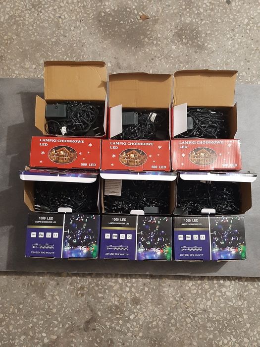 Lampki choinkowe LED