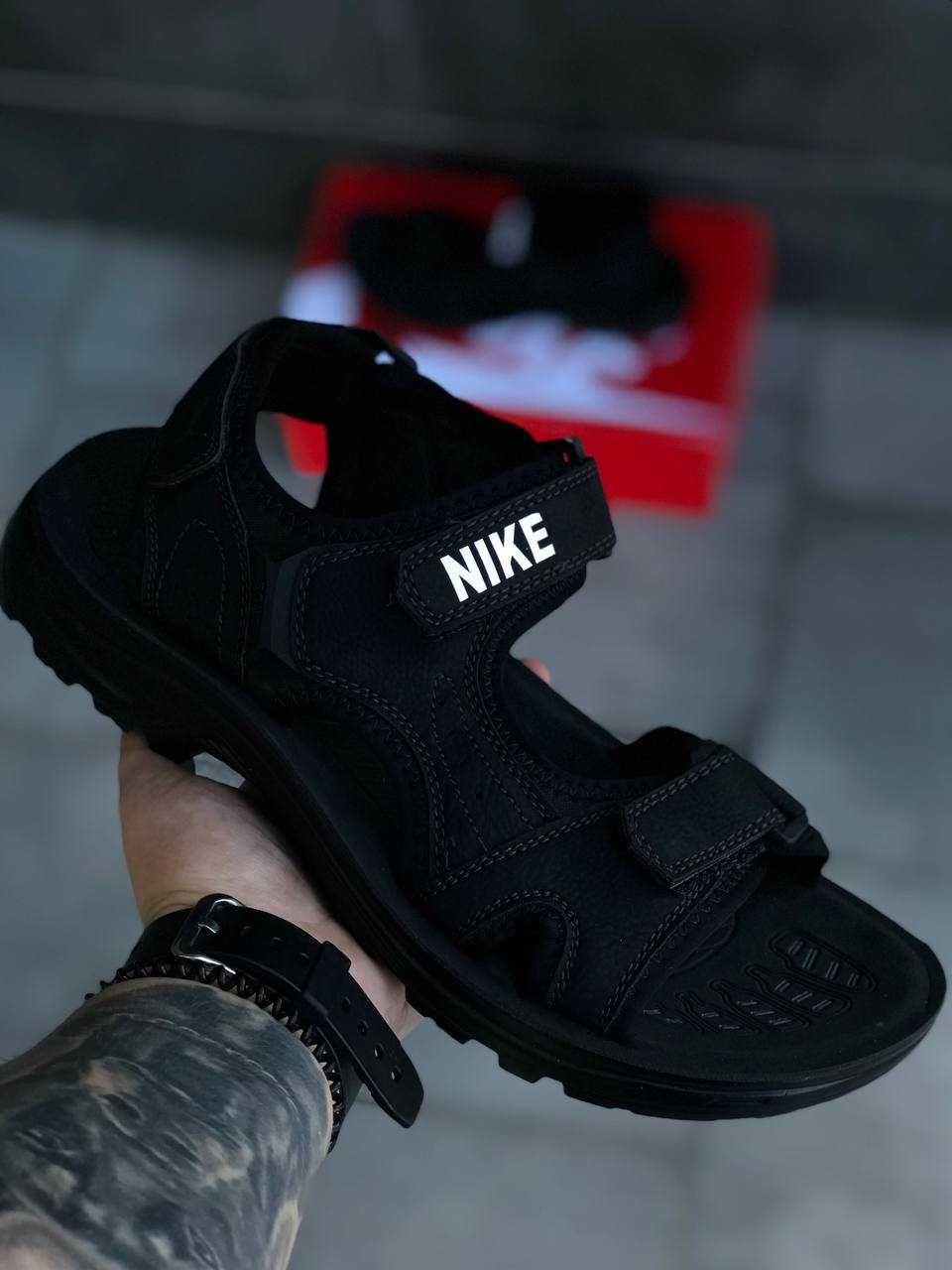 Сандали NIKE мужские Черные ультралегкие Гарантия! Найк летние Новинка