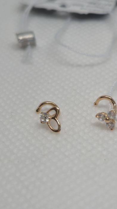 Пірсинг для носа з червоного золота. Нові. Favoritum.