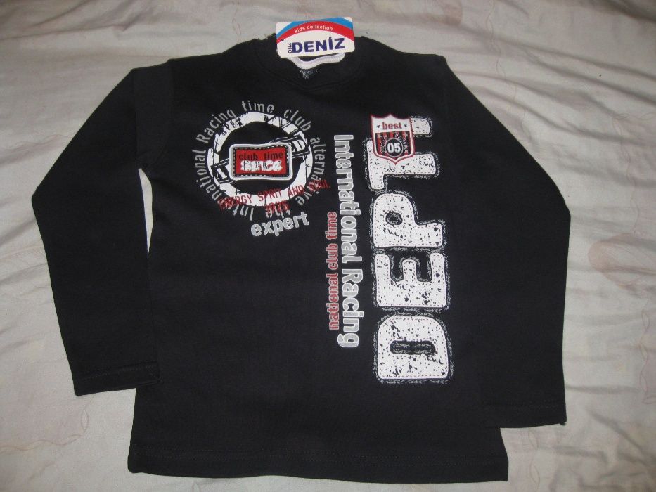 Футболка с длинным рукавом новая мальчику 6-8 лет на рост 122-128 см