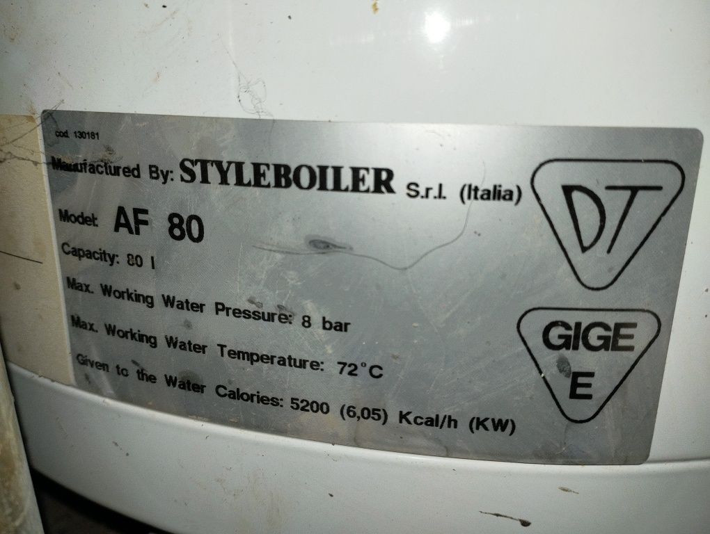 Bojler gazowy podgrzewacz CWU ETACALOR Styleboiler 80