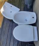 Zestaw Cersanit- umywalka. , wc sedes podwieszany  bidet
