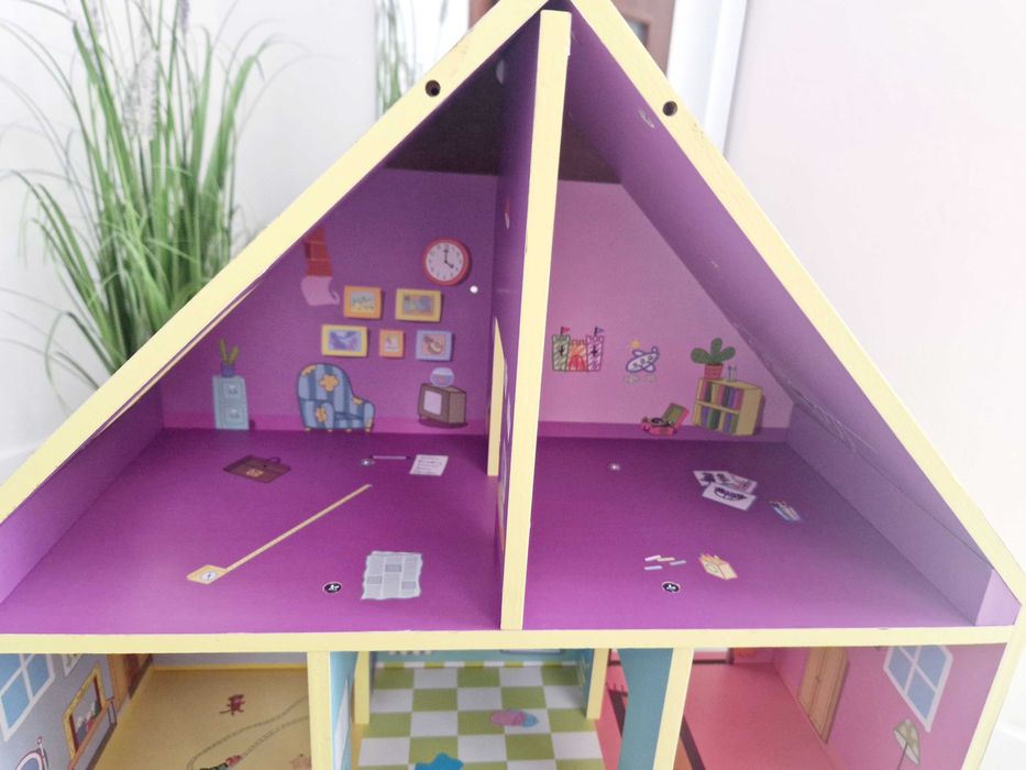 Domek Świnka Peppa Drewniany ,wysokość 65cm