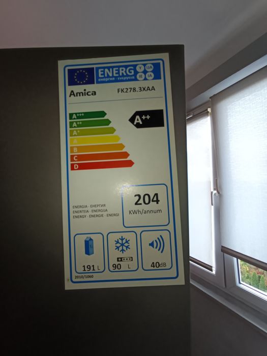 Lodówka Amica 180 cm