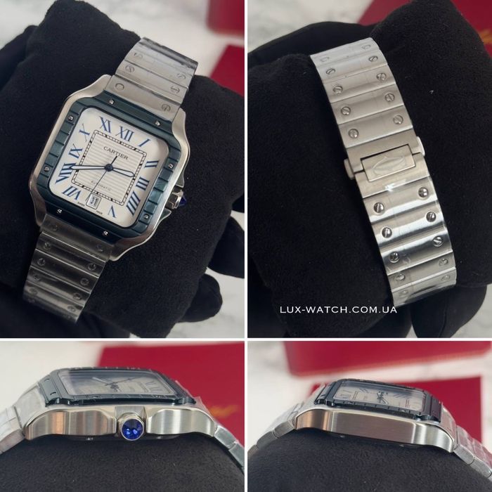 Чоловічий годинник Cartier Santos часы
