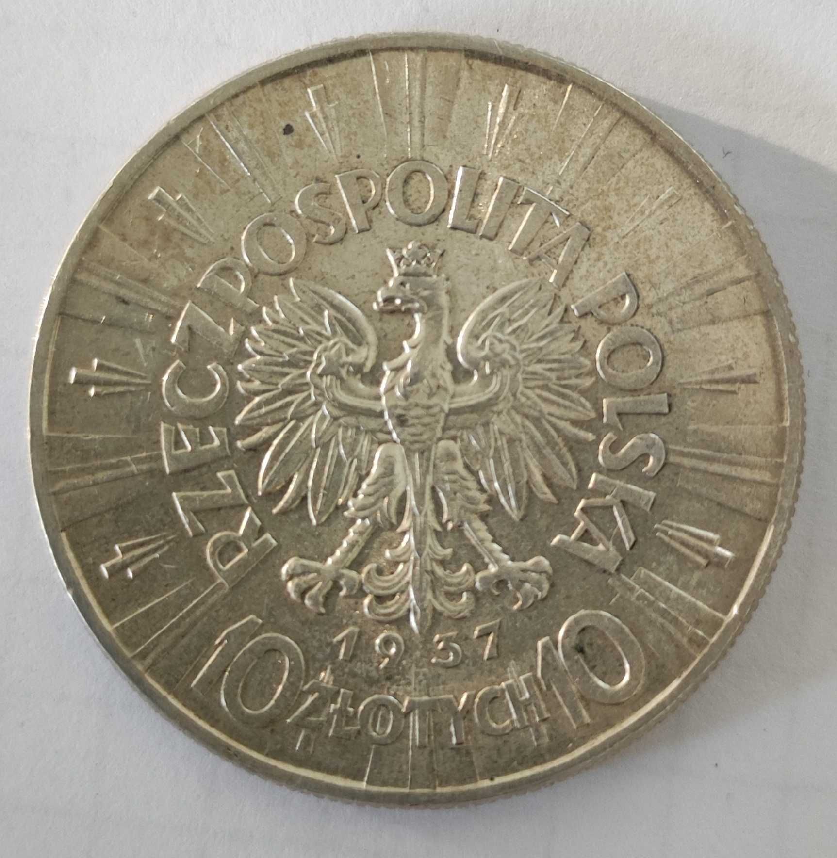 10 złotych 1937 Józef Piłsudski