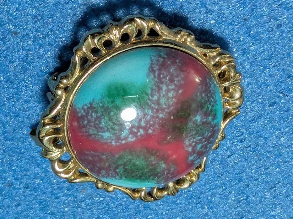 Винтажная подвеска -зажим для шарфа 3.5см на 3.5 см