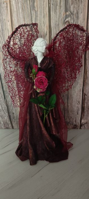 Anioł rękodzieło powertex