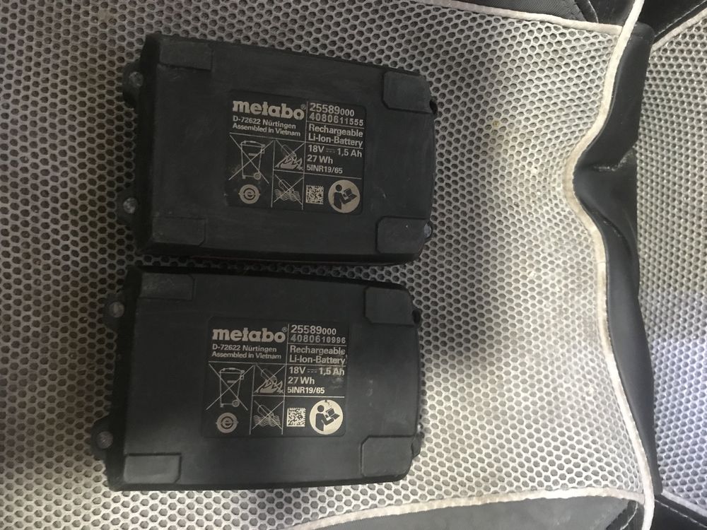 Metabo батареи под ремонт запчасти