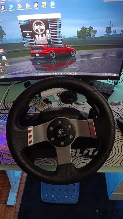 Logitech g27 volante+pedais+mudanças