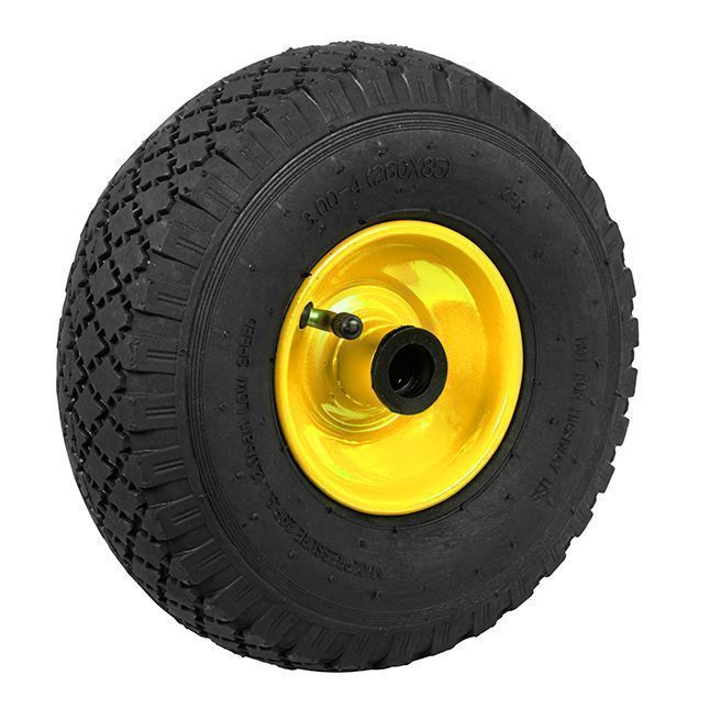 Koło kółko dętkowe 26 cm do taczki wózka 260x85 3.00/4 żółte 69-002#