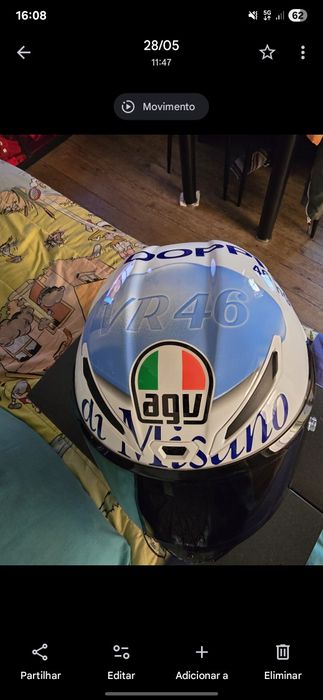 Capacetes Agv edição limitada