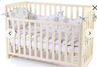 Детская кроватка Соня ЛД13 натуральное дерево бук дитяче ліжко
