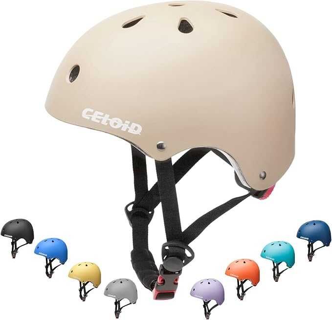 Kask dziecięcy CELOID M 52-56 cm morelowy – dla 8-15 lat