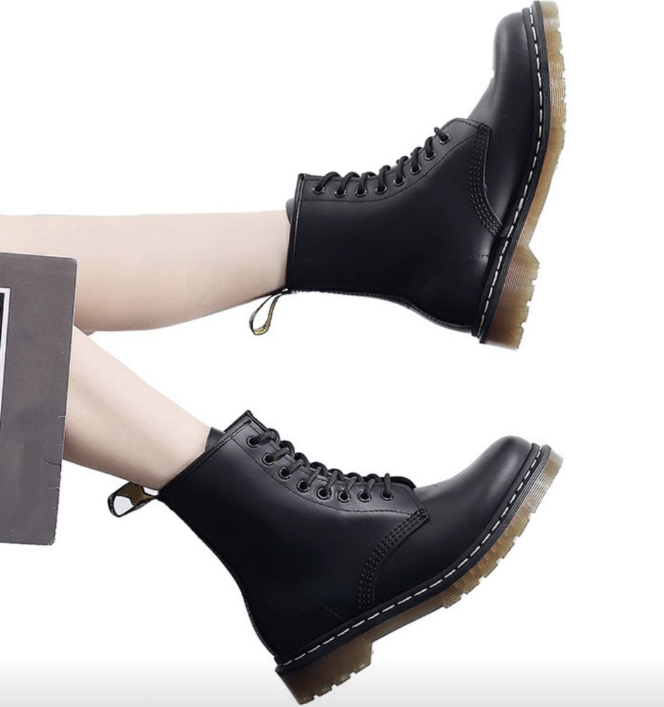 Glany traperki botki ala martensy 1460 goth punk unisex
