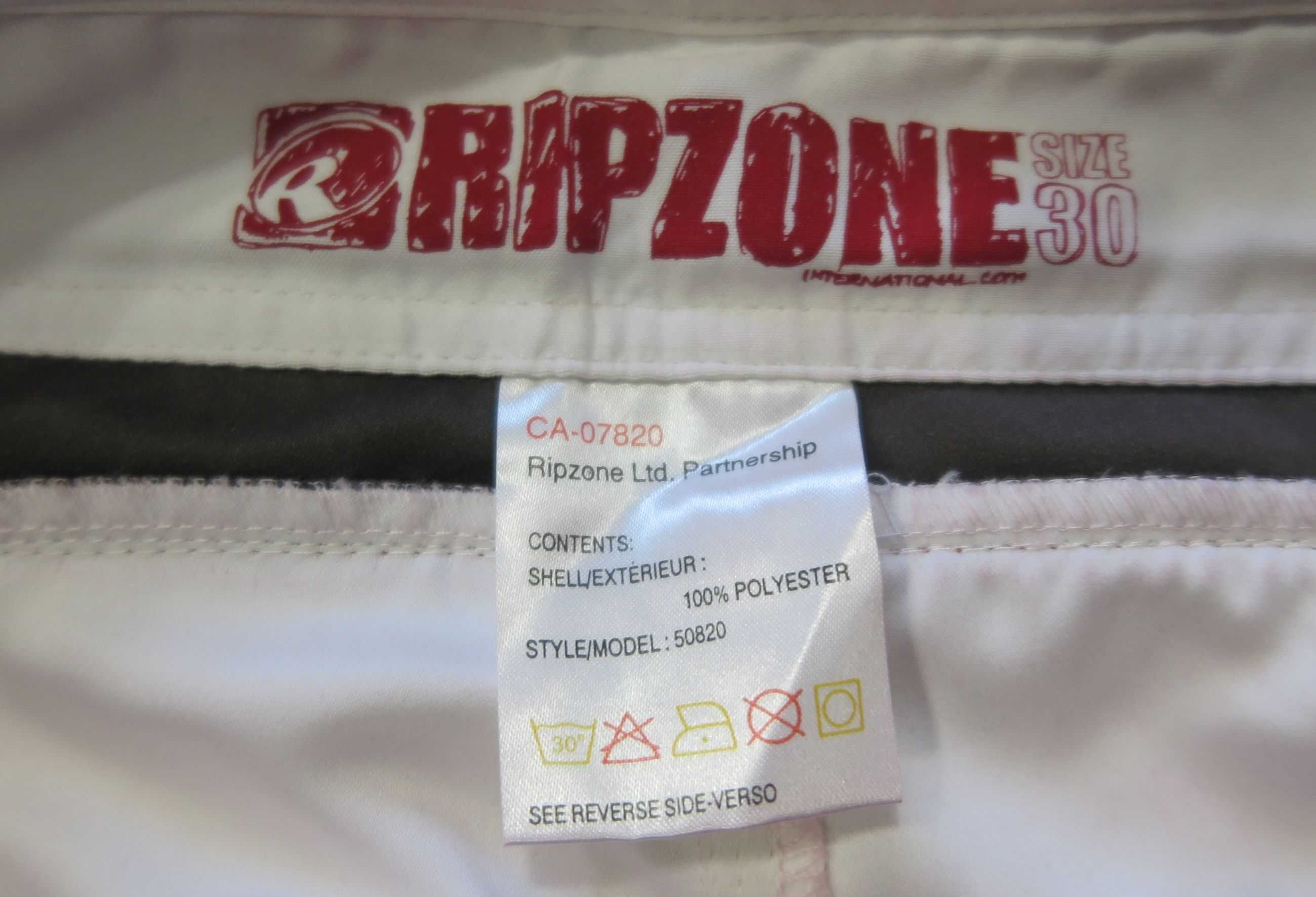 krótkie spodenki RIPZONE 30 S kąpielowe windsurfing kitesurfing NOWE