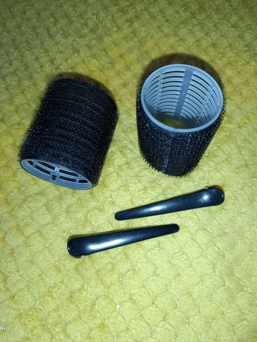 Wałki Do Włosów 2 Pack Czarny