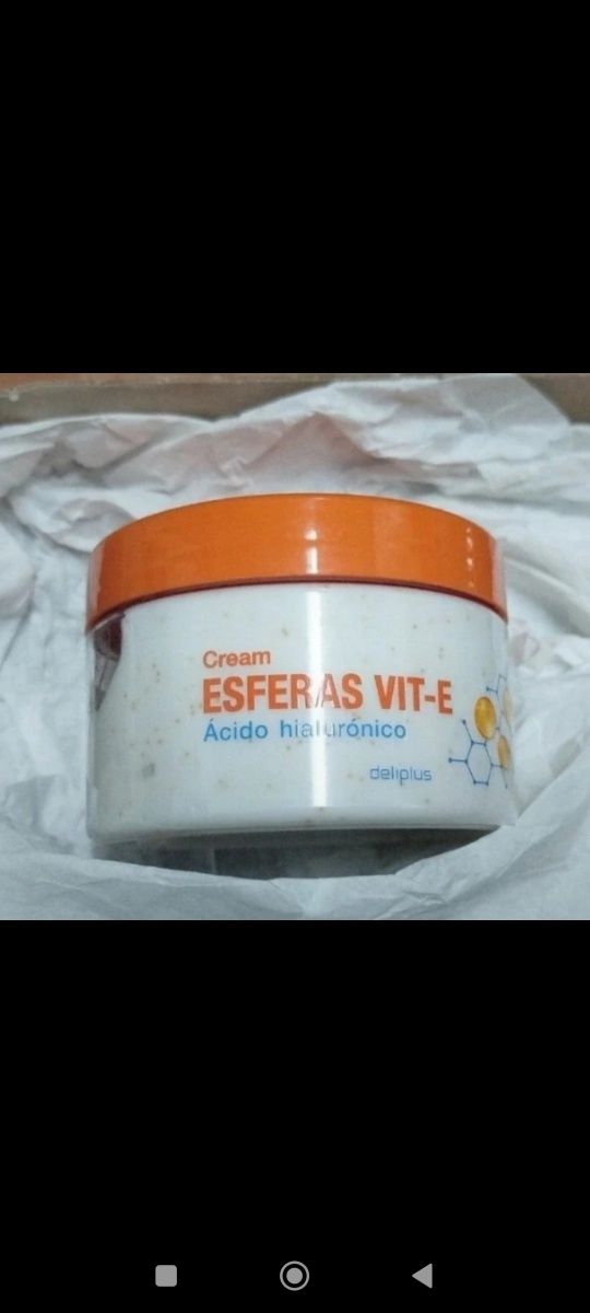 Deliplus Creme Esferas Vit E Ácido Hialoronico 250ml