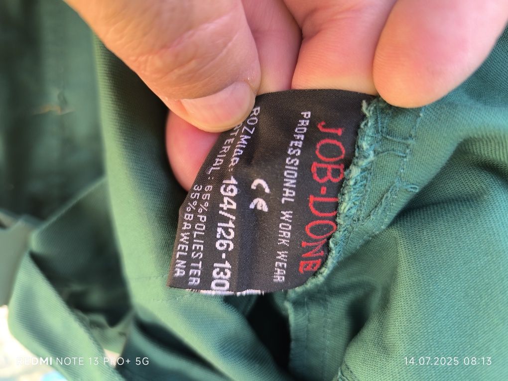 Ubrania robocze  rozmiary 2XL