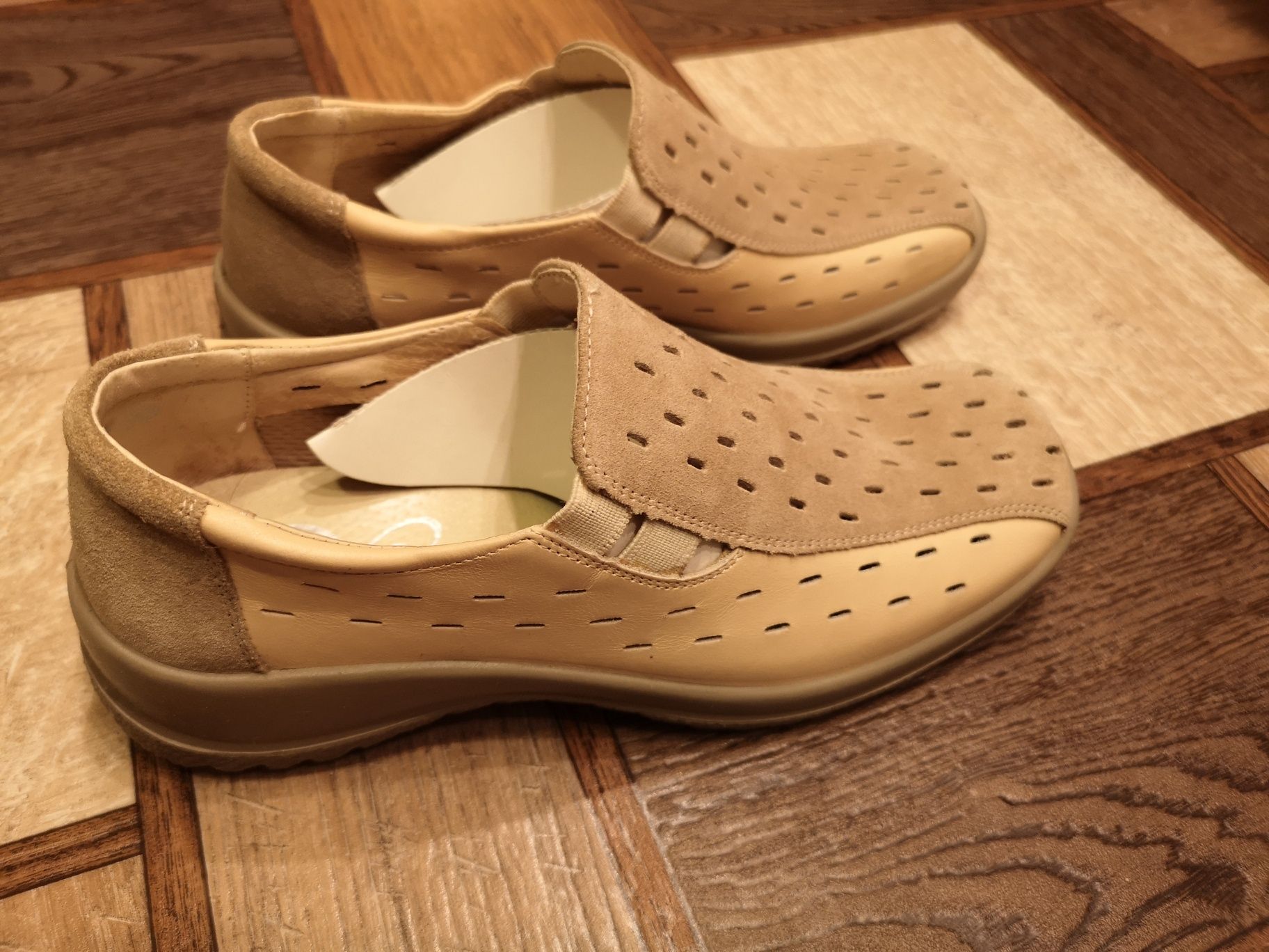 Новые! Туфли лоферы макасины женские, натуральная кожа везде и замш.