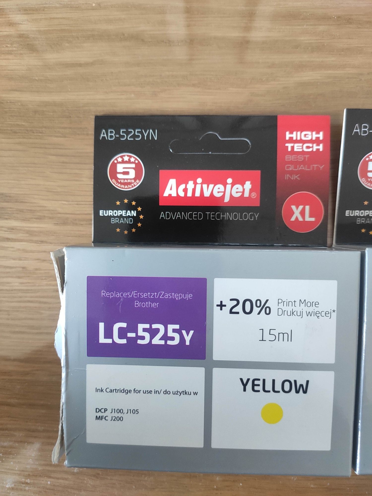 Zestaw zamienników tuszy kolorowych Brother InkBenefit LC525 Activejet