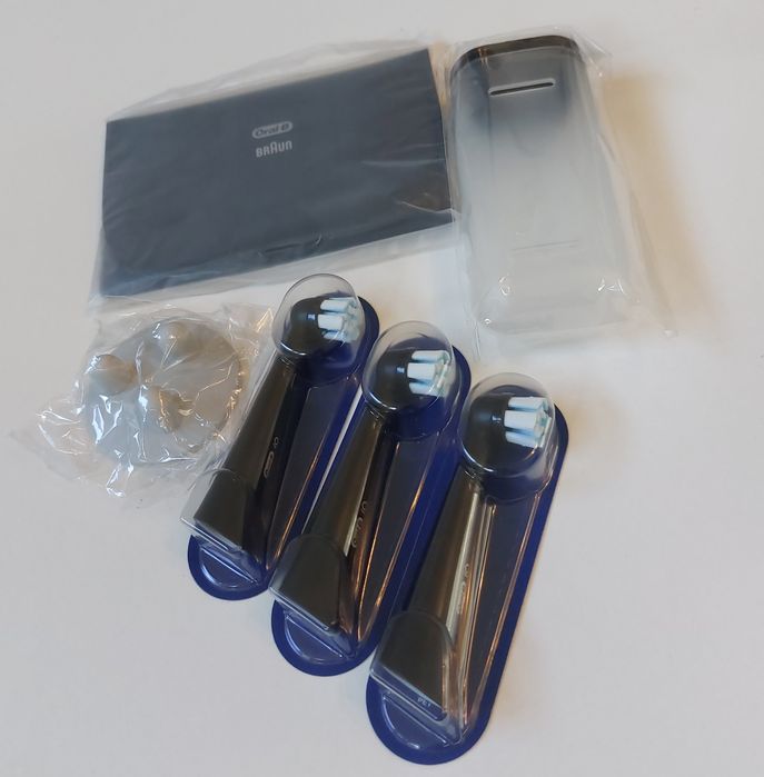 3 końcówki do oral-b io i akcesoria