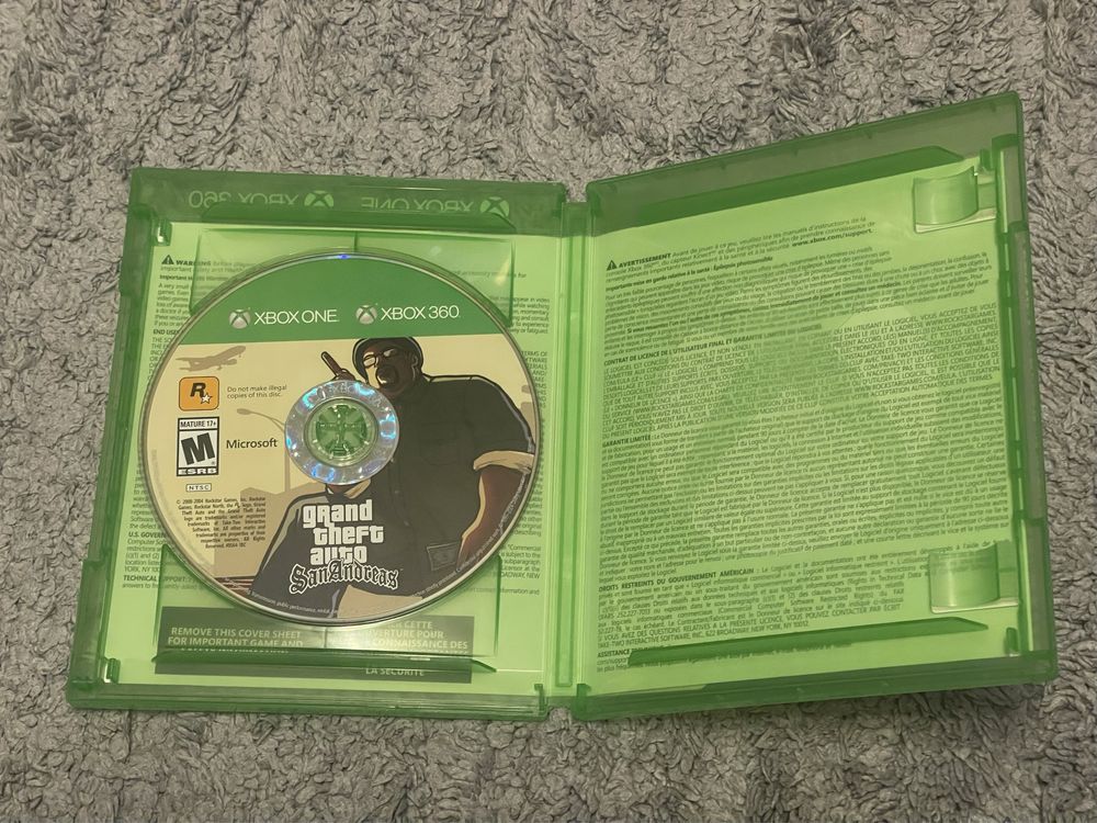 GTA SA Grand Theft Auto San Andreas Xbox one Xbox 360