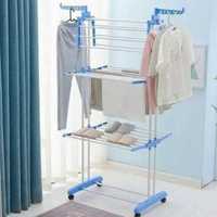 Многоярусная сушилка для белья, вещей, одежды Garment rack with wheels