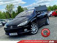 Peugeot 206 1.6 109KM Kabriolet*Grzane Fotele*Full-skóra*Twardy dach*Alufelga*