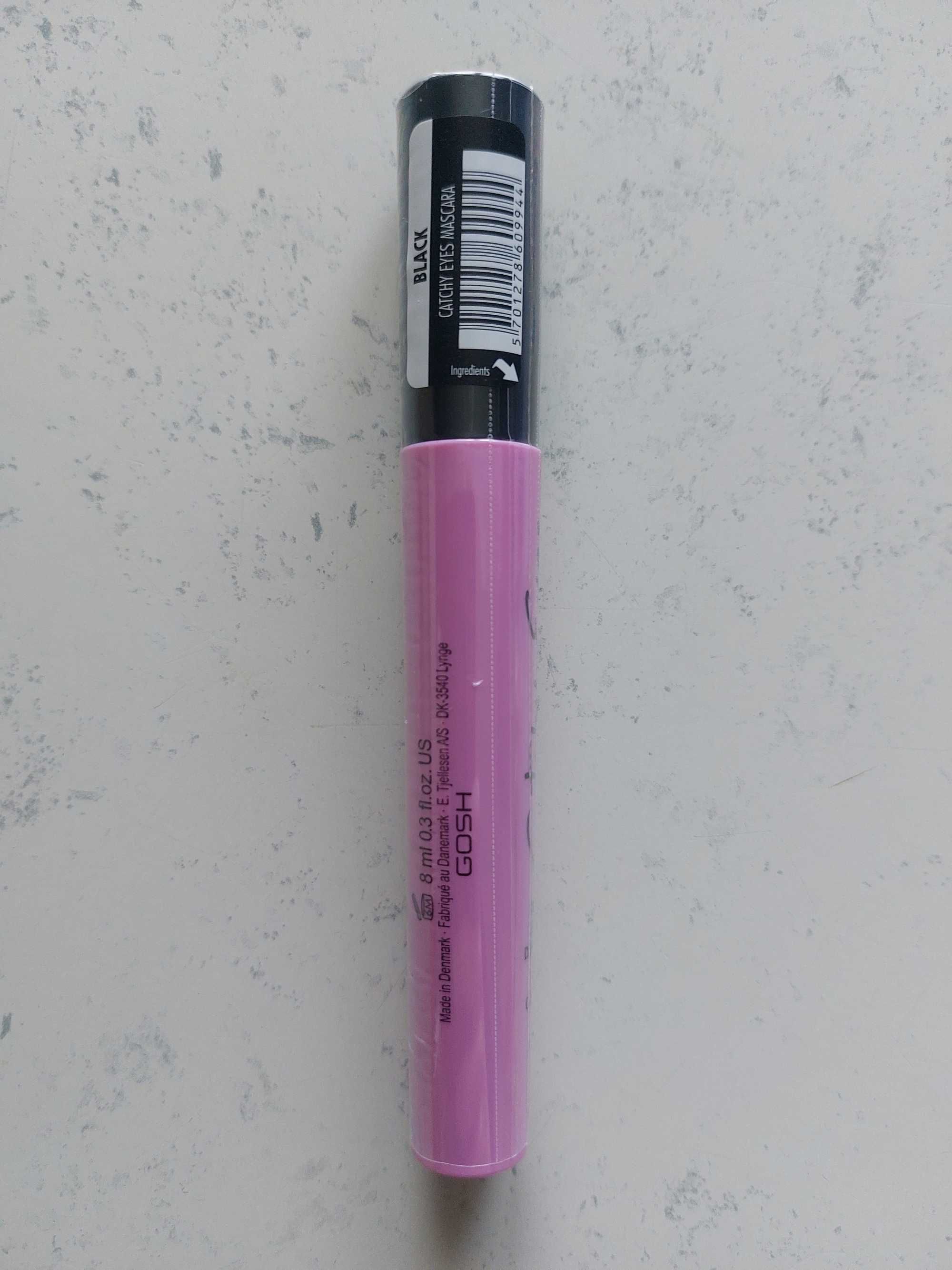GOSH Catchy Eyes mascara tusz do rzęs czarny Dania 8 ml - NOWY! z 55zł