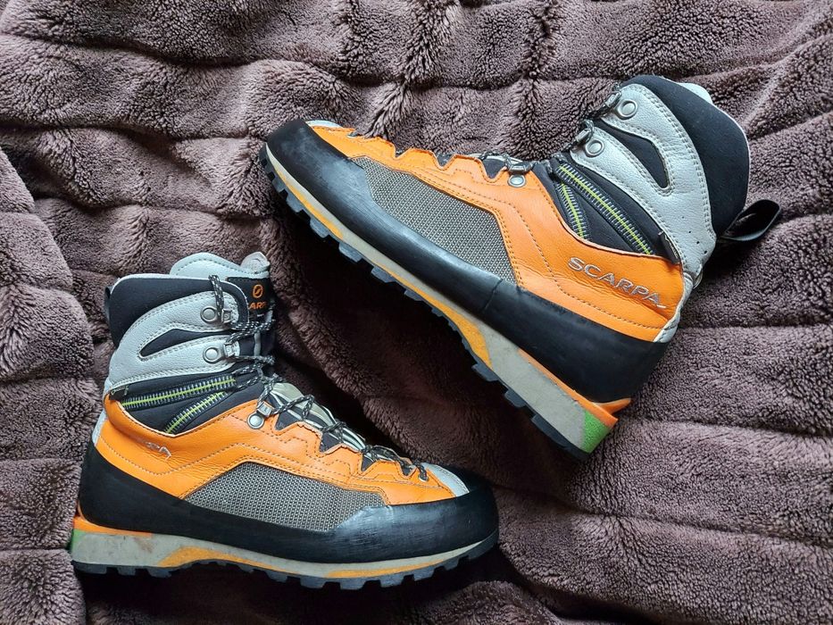 Черевики альпіністичні гірські фірми scarpa Rebel  gore tex vibram ори