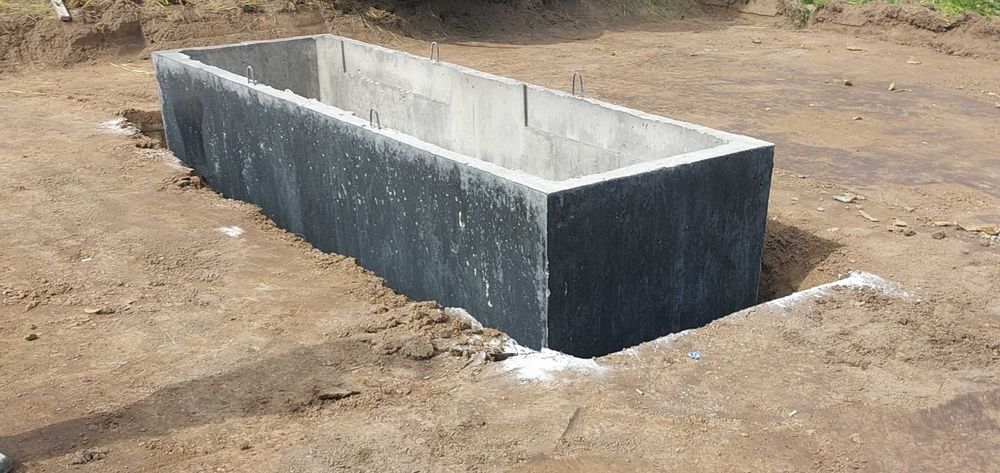 Kanał samochodowy 4x1,2x1,7 i 6x1,2x1,7 – beton B32 – certyfikat