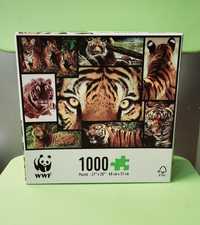 Puzzle 1000 elementów tygrys WWF