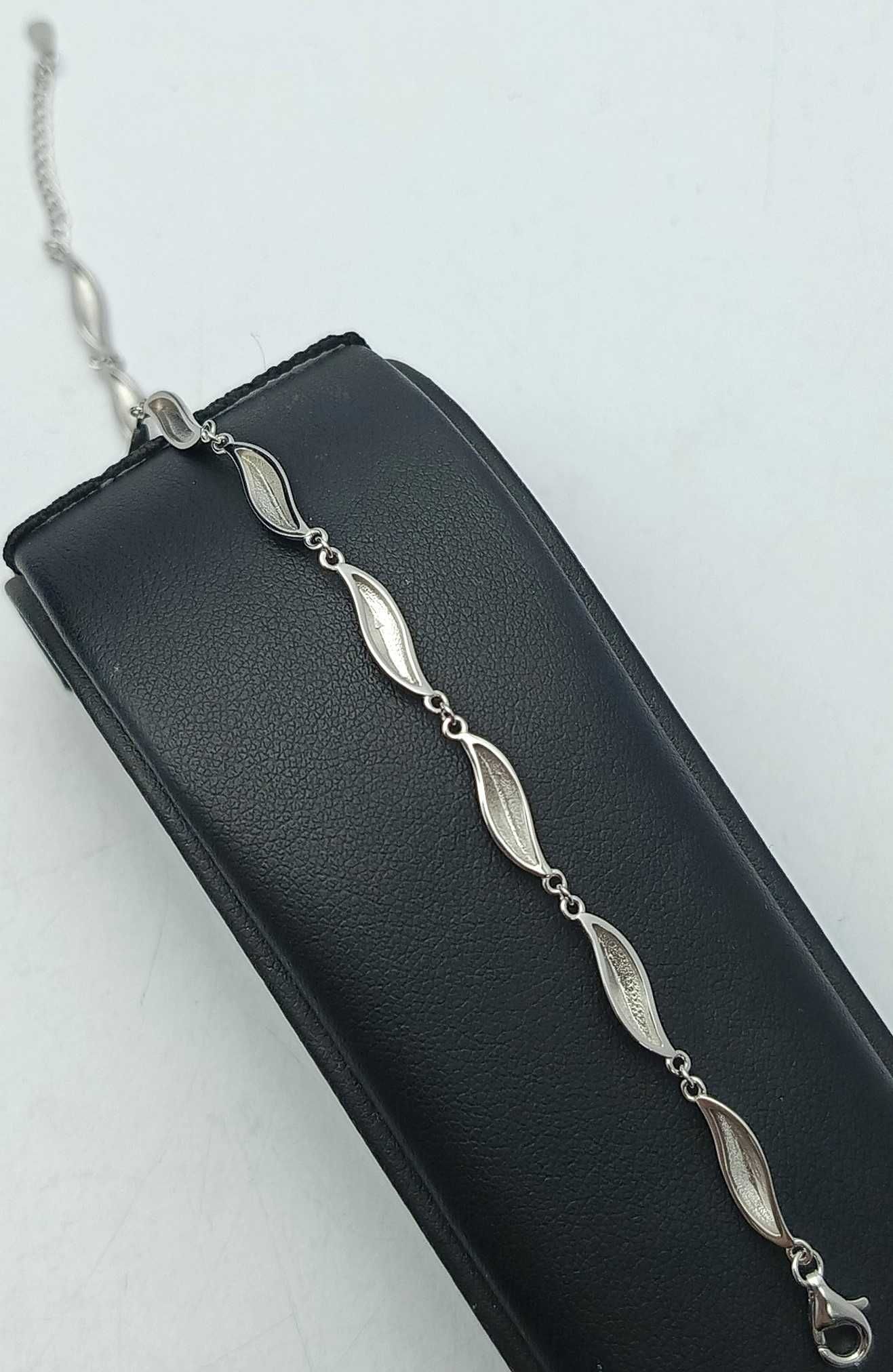 Klasyczna Srebrna Bransoletka 4,06g p925 21cm