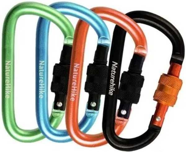 Naturehike для кемпинга, колышки  ,карабины , шнур светоотражающий